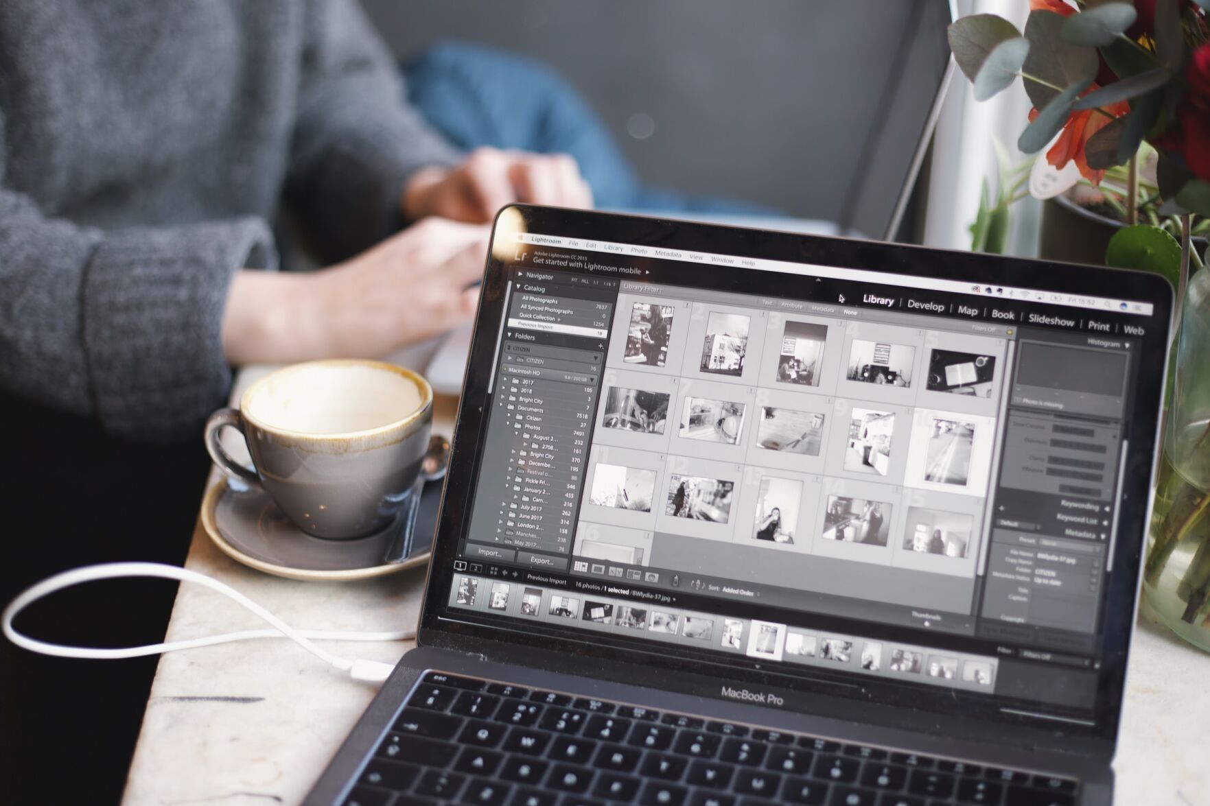 Organize your photos within a month of returning